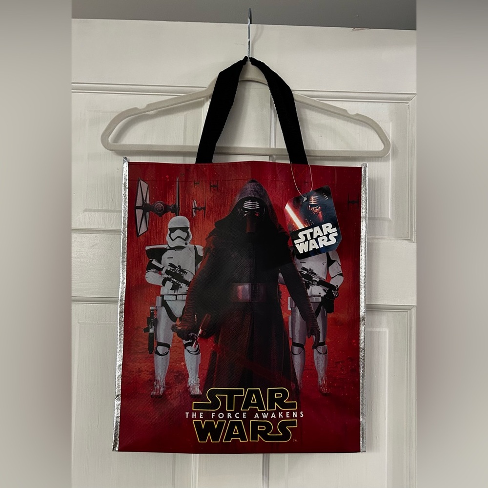 Star Wars The Force Awakens Reusable Tote Bag with Foil Trim